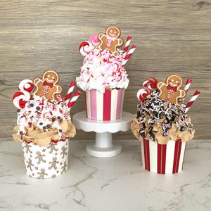 Lollipop Gingerbread Cupcake