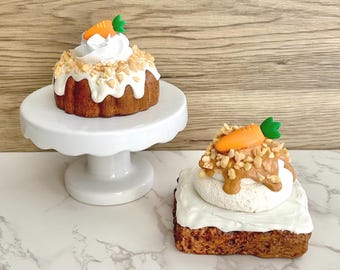 Faux Carrot Cake or Mini Bundt Cake