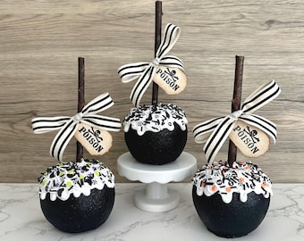 Halloween White Drip Poison Apple