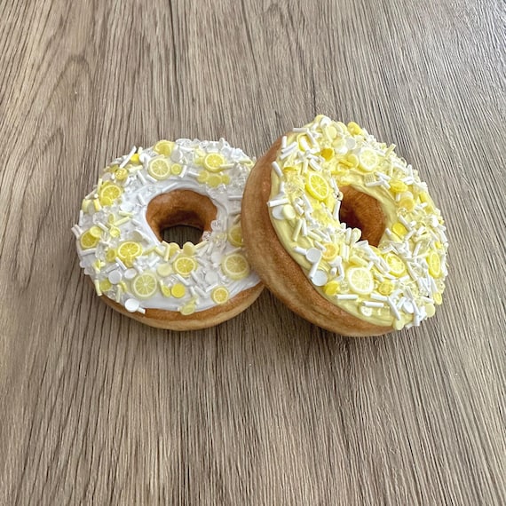 Lemon or Pink Lemonade Fake Donut Set