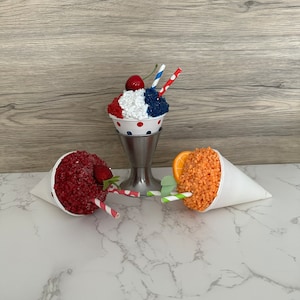 Clearance Faux Snow Cone