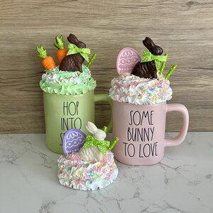 Chocolate Bunny Large Mug Topper