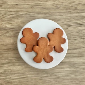 Mini Rustic Gingerbread Man Cookie Set