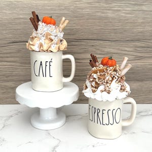 Pumpkin Spice Mini Expresso Mug Topper