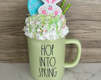 Sale Easter Bunny Large Faux Whip Mug Topper