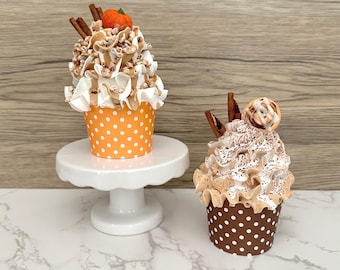 Mini Pumpkin Spice or Cinnabun Cupcake