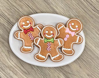 Large Faux Gingerbread Man Cookie