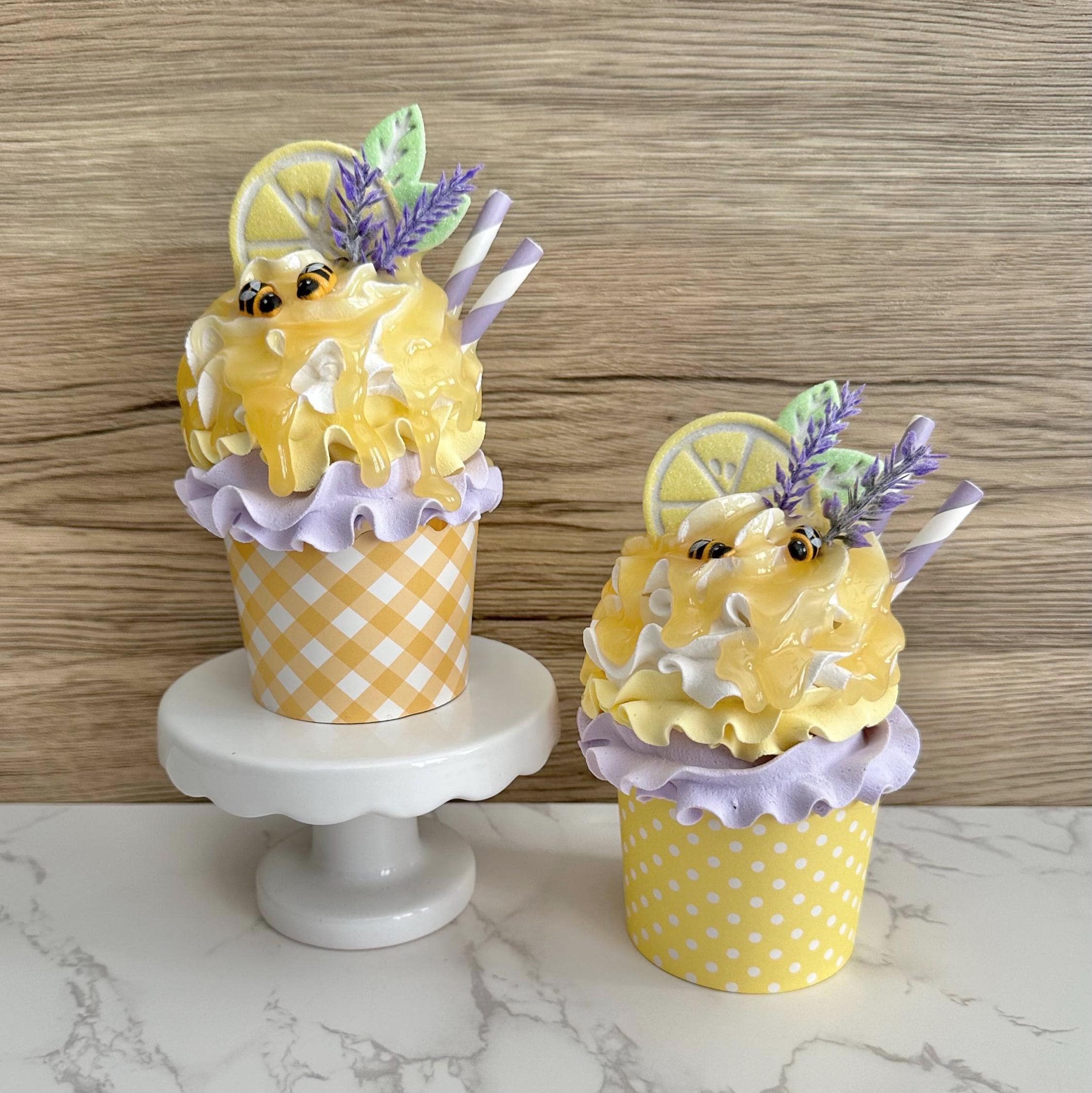 Lemon, Lavender and Honey Cupcake