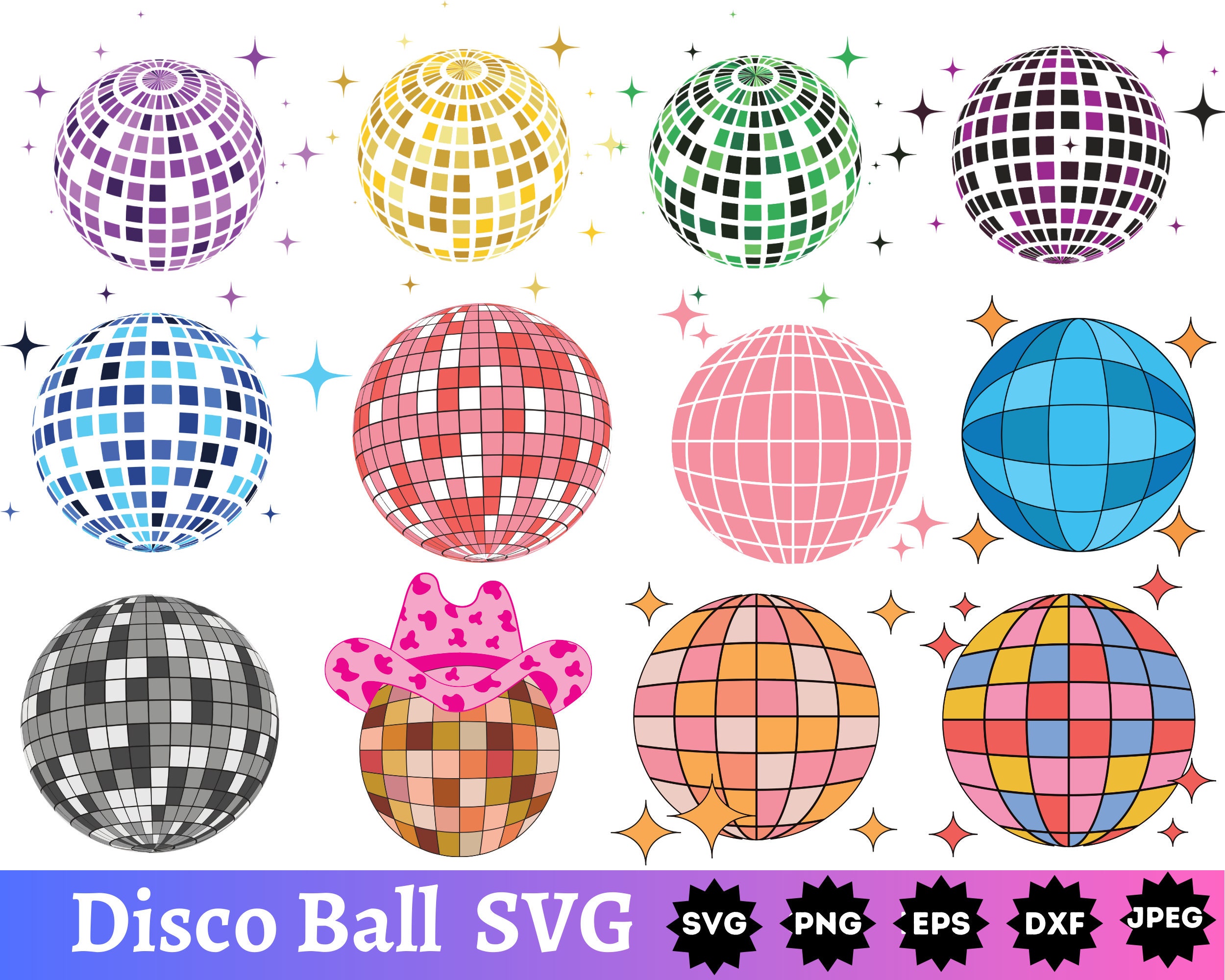 2 Pack Heat Ca Mio Hange - Bowknot Disco Ball Deco