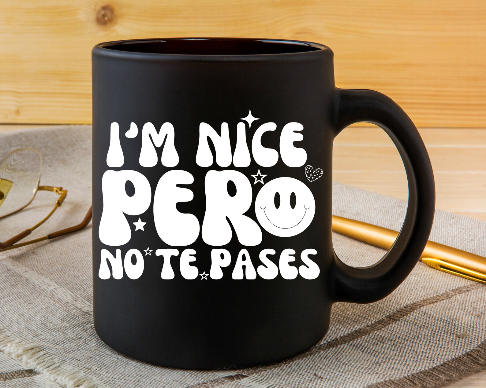 I'm Nice Pero No Te Pases SVG Bundle Latina Power SVG PNG Funny Spanish