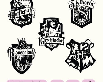 Zauberhaftes Haus SVG, Zauberhaftes Schule Emblem, Zauberhaftes Schule Emblem, Zauberer Party Banner, Zauberhaftes Akademie Logo, Cricut Cut Dateien