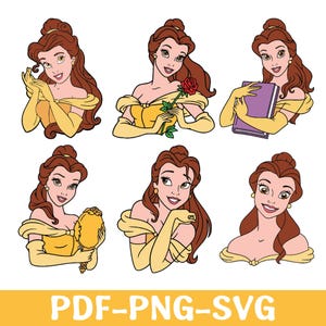 La bella e la bestia Svg,Bundle Svg della bestia, La bella e la bestia Clipart,File per circuito, Belle SVG,Love Svg,download immediato