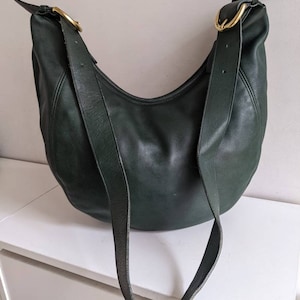 希少 美品✨ オールドコーチ バッグ WOOSTER BAG ブラック 4142 Vintage Coach Wooster Bag #4142 GREEN Hard to Find, Rare Style
