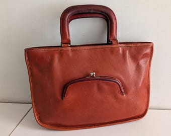 NWT Coach Vintage Mahogany Turnlock Clutch 7171 Original Box - Etsy