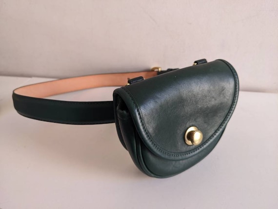 Vintage Coach Mini Belt Bag #9826 With Matching Belt #8400 Vintage Coach Mini Belt Bag #9826 With Matching Belt #8400