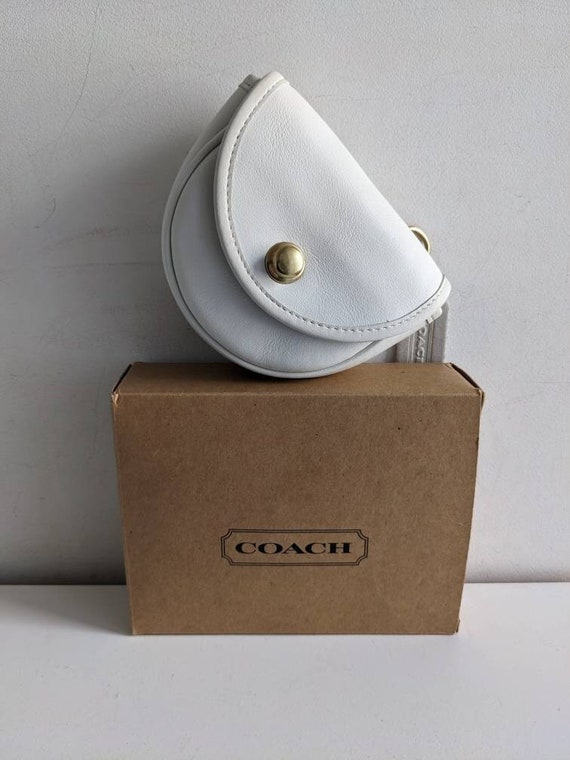 Vintage Coach Mini Belt Bag 9826 in White Etsy UK
