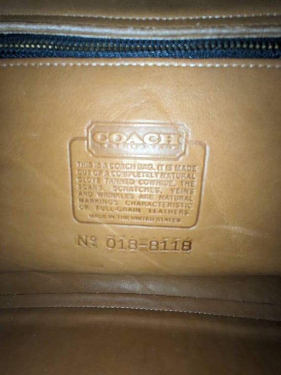 COACH バッグ　レザー　革 Vintage Black Leather Coach 9905 Shoulder Bag Small Tote