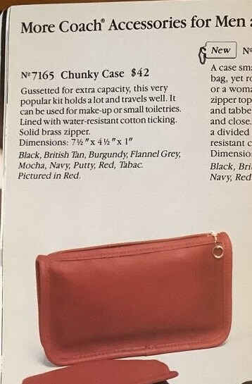 Vintage Coach Chunky Case #7165, British Tan, Like-new - Etsy