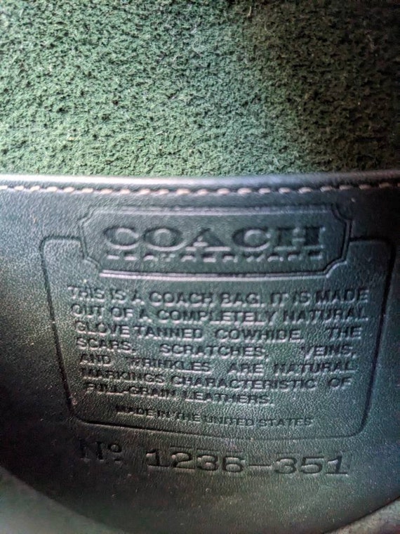 Vintage Coach Mini Belt Bag #9826 with matching B… - image 10