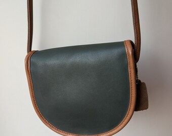 Vintage Coach Spectator Mini Bag #6285 Green/tabac - Etsy Vintage Coach Spectator Mini Bag #6285 Green/tabac - Etsy