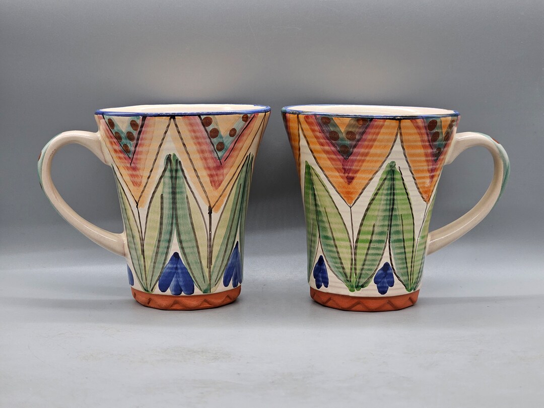 Pair of Vintage Molde Caldas Da Rainha Portugal Ceramic - Etsy