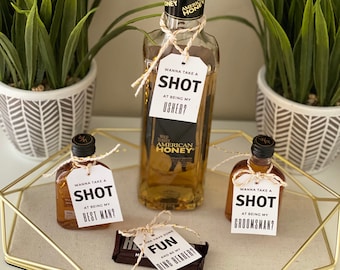 Wanna Take A Shot At Being my Groomsman Tags, Best Man Tags, Will You Be My Groomsman, Asking Groomsmen, Asking Usher Tags Digital Download