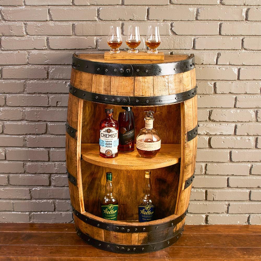 Corner Barrel Shelf