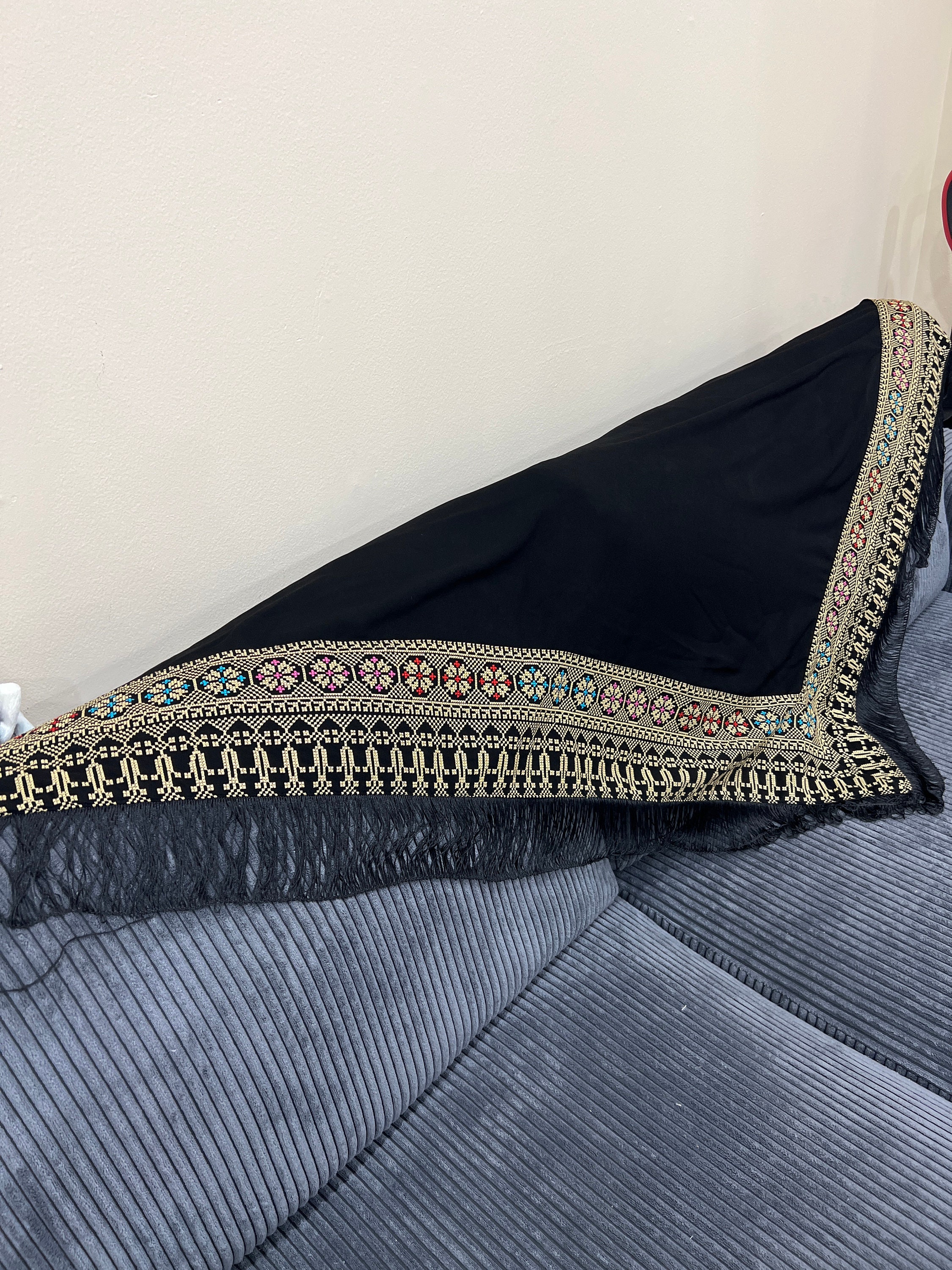 palestinian embroidered shawl