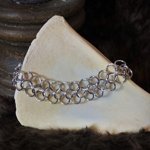 European 4 in 1 Chainmail Bracelet, handmade bracelet |Chainmail bracelet, Gothic bracelet|