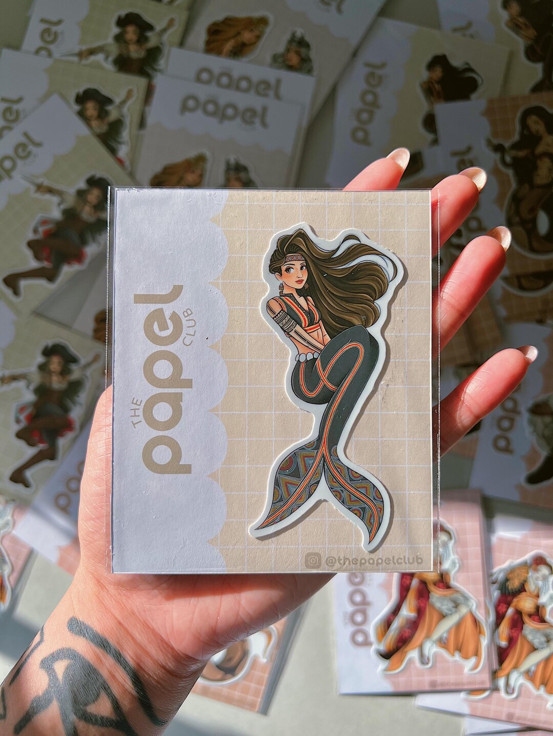 Sirens Sticker Indigenous Mermaid Siren Sticker: Girl Power Goddesses Decal - Etsy