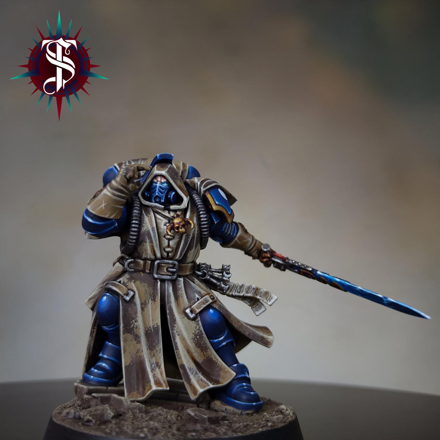 40k Space Marine Librarian - Etsy