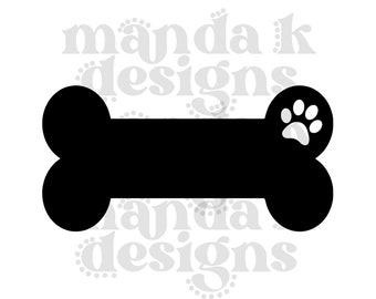 Dog Bone SVG Digital Download, SVG File, SVG Cut File