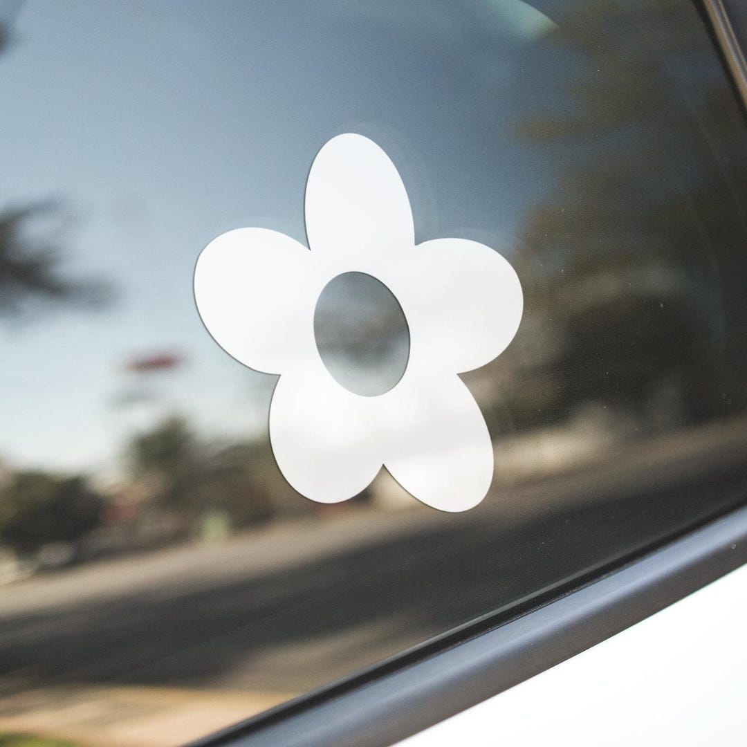 Daisy Flower Vinyl Decal, Car Sticker - Etsy