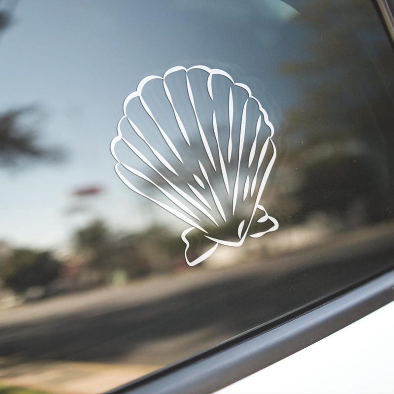 Cute Seashell Sticker - Etsy