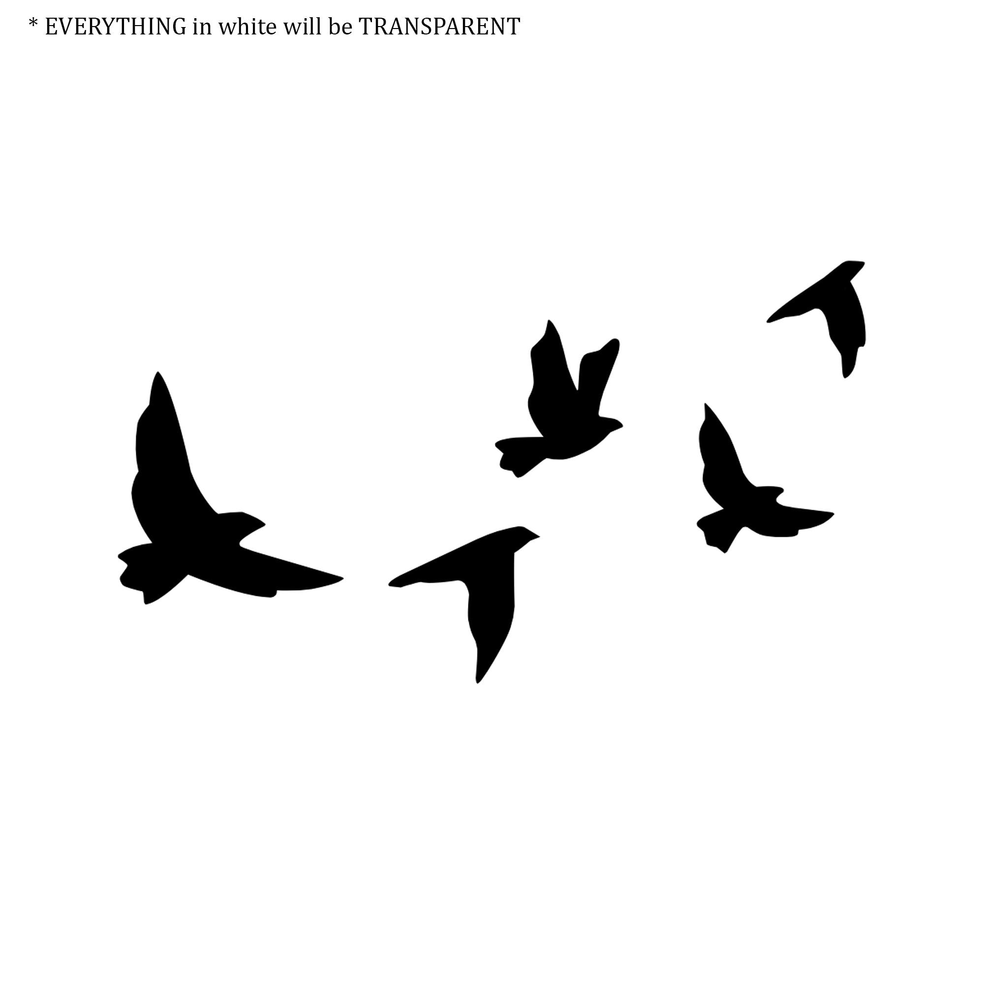 Bird In Flight Sticker Birds in Flight Vinyl Decal: Car Window Sticker - Etsy