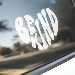 Be Kind Vinyl Decal | Kindness Matters Inspirational Car Decal
