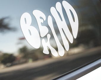 Be Kind Vinyl Decal | Kindness Matters Inspirational Car Decal