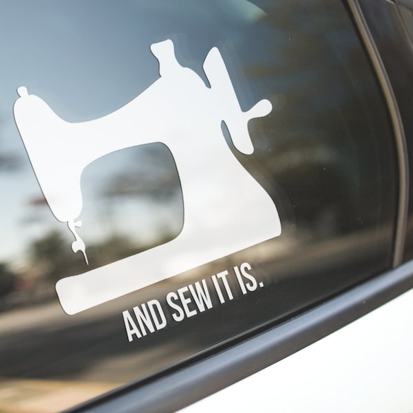 Sewing Machine Decals Etsy