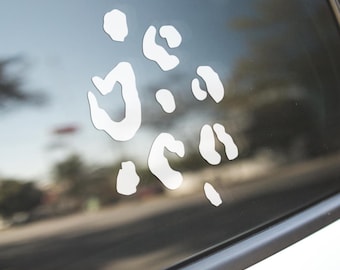 Cheetah Print | Leopard Spots Vinyl Decal | Laptop Decal Sticker
