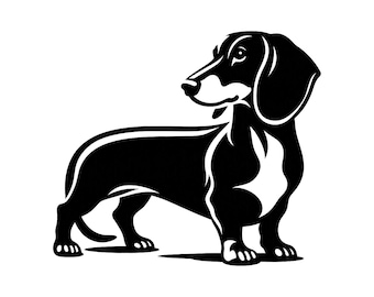 Dachshund Vinyl Decal: Dog Breed Car Sticker