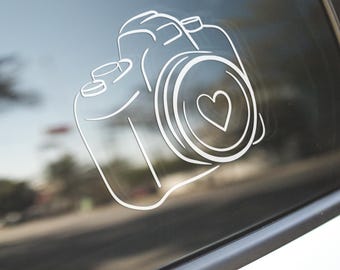 Camera Vinyl Decal | Photographer Decal