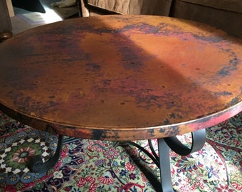 Copper Dining Table Etsy