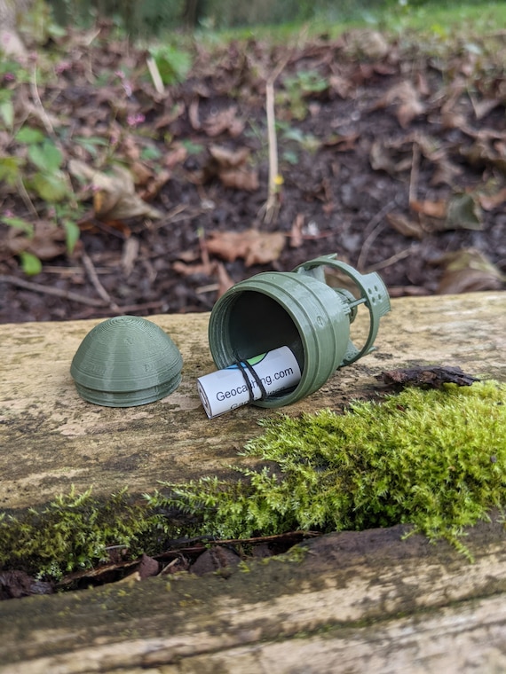 Fallout 4 Mini Nuke Geocache Container Ready to Hide Waterproof Log 