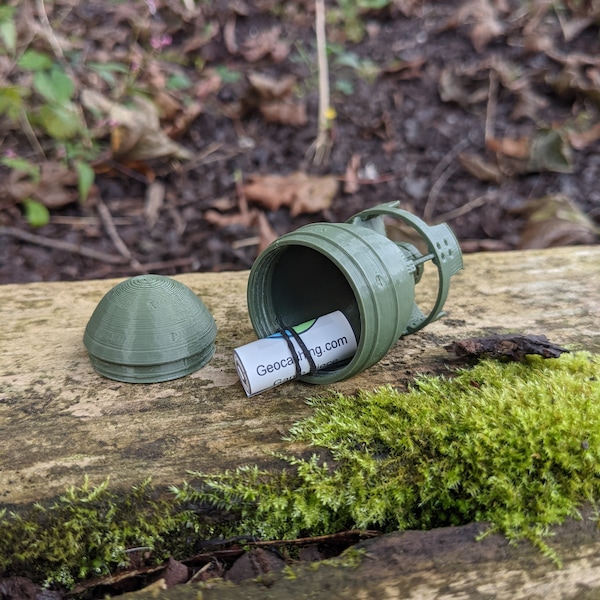 Fallout 4 Mini Nuke Geocache Container Ready To Hide Waterproof Log