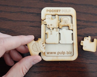 Pig Pen Puzzle - Wooden brainteaser NEW Unique
