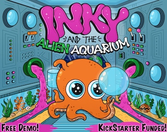 Inky and the Alien Aquarium: GBA Puzzle Game (Digital Download)