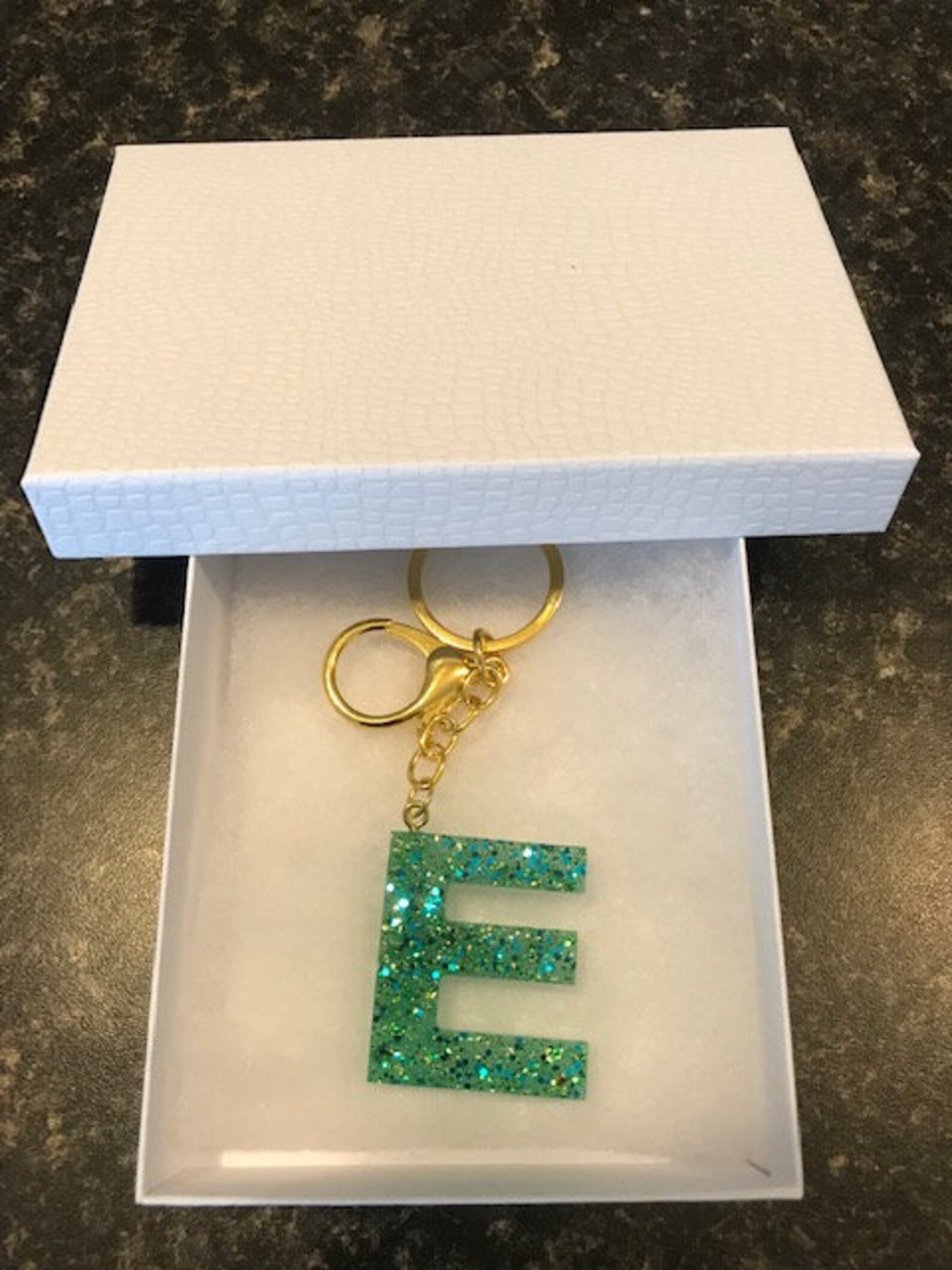 Personalized Handmade Resin Keychain Etsy