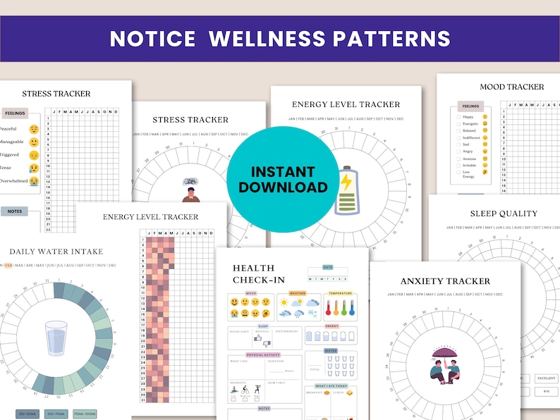 medical journal, emergency binder, caregiver log, medication log, blood pressure log, health binder, symptom tracker, family medical, medication list, habit tracker, medical history, chronic illness, digital planner, printable planner health journal, health tracker