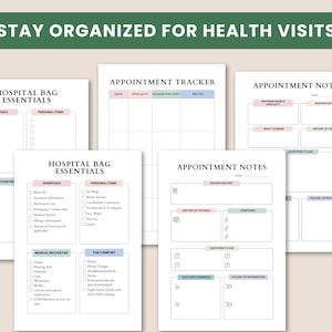 medical journal, emergency binder, caregiver log, medication log, blood pressure log, health binder, symptom tracker, family medical, medication list, habit tracker, medical history, chronic illness, digital planner, printable planner health journal, health tracker