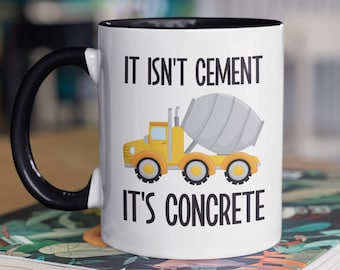 Concrete Mixer Travel Mug Funny Mixer Driver Gift Cement Mixer I